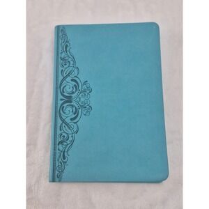 New Holman HCSB Holy Bible Teal Faux Leather Filigree Compact Christian Standard
